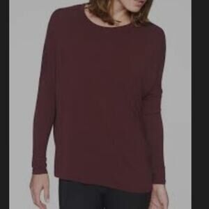 Athelta women's size small cloudlight relaxed asym top